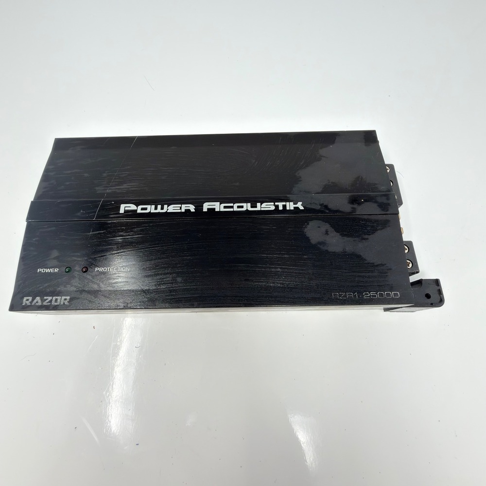 Power Acoustik RZR1-2500D Razor Series 2500W Monoblock Class D Car Amplifier